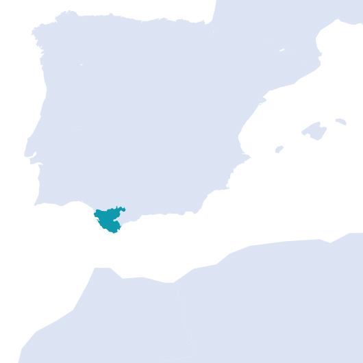 mapa Cádiz