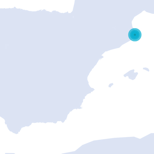 mapa Costa Brava