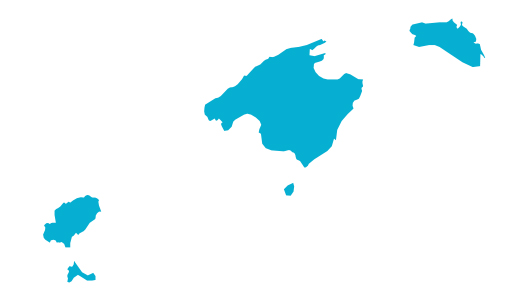 mapa Islas Baleares