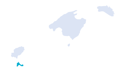 mapa Formentera