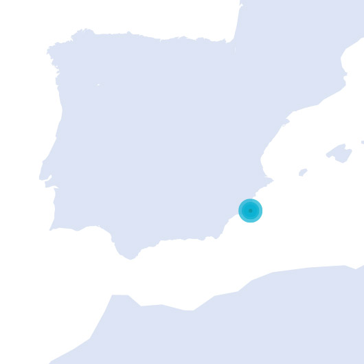 mapa La Manga del Mar Menor